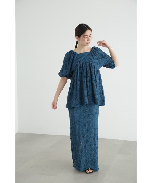 JILL STUART(ジルスチュアート)の「◆シュリンクジャージートップス(Tシャツ/カットソー・レディース・ブラック/ホワイト/ブルー・FREE)」の21枚目の写真