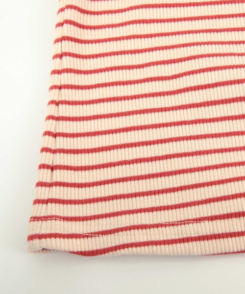 titivate（ティティベイト）の「テレコボーダータンクトップ（タンクトップ・レディース・アイボリー/ピンク/オフホワイト・M/S）」の18枚目の写真