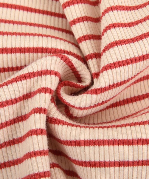 titivate（ティティベイト）の「テレコボーダータンクトップ（タンクトップ・レディース・アイボリー/ピンク/オフホワイト・M/S）」の10枚目の写真