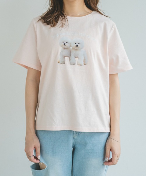 (アニマル) Animal  レディース Carina Hibiscus Tシャツ オーガニック 半袖 トップス MW2773 (ホワイト) Carina Hibiscus Womens T-Shirt - White – Animal