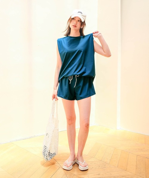 OSYAREVO 【紫外線カット率99.9％以上】ラッシュガード OSYAREVO ラッシュガード 水着 レディース 体型カバー 紫外線