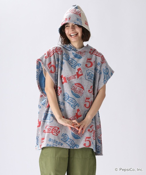 niko and（ニコアンド）の「【PEPSI(ペプシ)】コラボサウナポンチョ