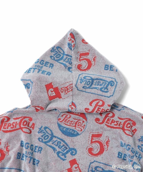 サウナ女子必見！niko and ...＆ペプシ☆サウナポンチョ☆グレー・ブルー サウナ女子必見！niko and ＆ペプシ☆サウナポンチョ☆グレー