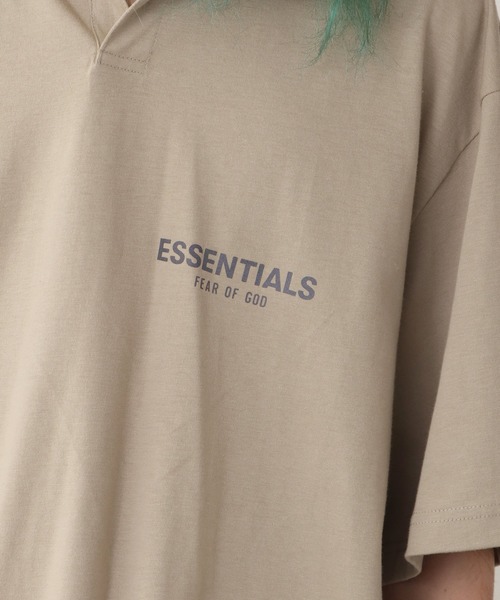 FOG ESSENTIALS（エフオージーエッセンシャルズ）の「FOG ESSENTIALS/エッセンシャルズ 1POINT LOGO POLO SS SHIRTS ポロシャツ（ポロシャツ・メンズ・クリーム/セージグリーン/ブラック/ダークベージュ/ホワイト・L/XL/M/S）」の21枚目の写真