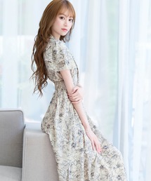 エミリアウィズ♡リリーフラワーワンピース emiriawiz エミリアウィズ 花柄プリーツロングワンピース - メルカリ