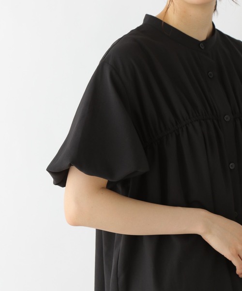 LEPSIM(レプシィム)の「シャーリング前開き5分袖ブラウス 906427(シャツ/ブラウス・レディース・ブラック/ベージュ/オフホワイト・FREE)」の16枚目の写真
