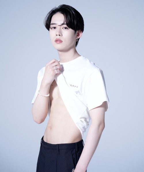 AROUND FLAVA(アラウンドフラバ)の「silkete like heavy weight glitter print T / シルケットライク ヘビーウェイト ラメプリントTシャツ(Tシャツ/カットソー・メンズ・ホワイト/ブラック・LARGE/MEDIUM/SMALL)」の19枚目の写真