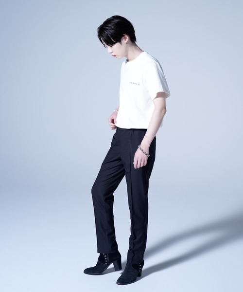 AROUND FLAVA(アラウンドフラバ)の「silkete like heavy weight glitter print T / シルケットライク ヘビーウェイト ラメプリントTシャツ(Tシャツ/カットソー・メンズ・ホワイト/ブラック・LARGE/MEDIUM/SMALL)」の21枚目の写真