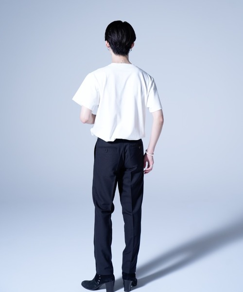 AROUND FLAVA(アラウンドフラバ)の「silkete like heavy weight glitter print T / シルケットライク ヘビーウェイト ラメプリントTシャツ(Tシャツ/カットソー・メンズ・ホワイト/ブラック・LARGE/MEDIUM/SMALL)」の22枚目の写真