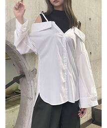 MURUA | ノースリタートルレイヤードシャツチュニック(シャツ/ブラウス)