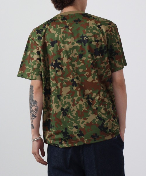 MISHKA（ミシカ）の「MISHKA カモフラージュ柄Tシャツ 半袖（Tシャツ/カットソー・メンズ・グリーン系/グリーン系1/グリーン系2/グリーン系3・M/L/XL）」の19枚目の写真