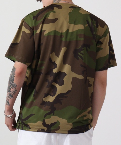 MISHKA（ミシカ）の「MISHKA カモフラージュ柄Tシャツ 半袖（Tシャツ/カットソー・メンズ・グリーン系/グリーン系1/グリーン系2/グリーン系3・M/L/XL）」の13枚目の写真