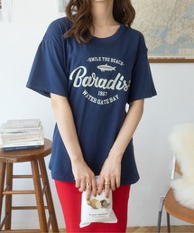 今なら490円!ヴィンテージライクプリントロゴTシャツ