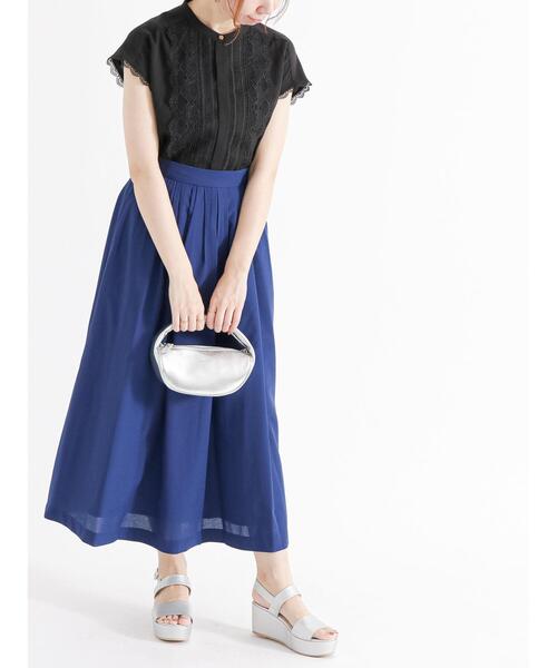 Te chichi（テチチ）の「フロントレースブラウス（シャツ/ブラウス・レディース・オフホワイト/ブラウン/ブラック・F）」の13枚目の写真