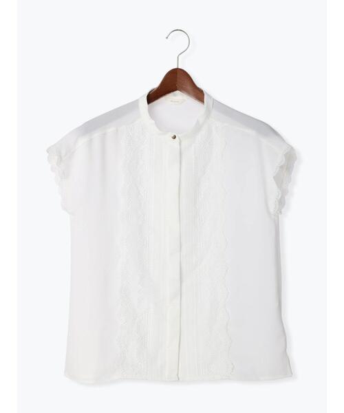 Te chichi（テチチ）の「フロントレースブラウス（シャツ/ブラウス・レディース・オフホワイト/ブラウン/ブラック・F）」の21枚目の写真