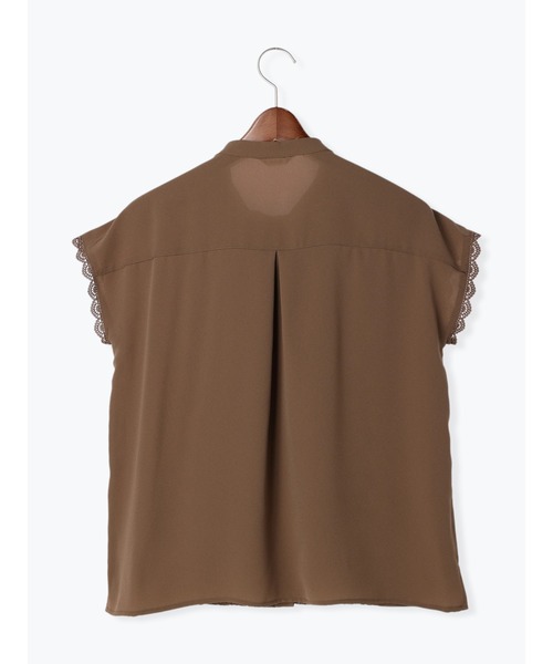 Te chichi（テチチ）の「フロントレースブラウス（シャツ/ブラウス・レディース・オフホワイト/ブラウン/ブラック・F）」の5枚目の写真