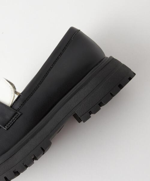 green label relaxing（グリーンレーベルリラクシング）の「バイカラー ローファー17cm-21cm（ローファー・キッズ・ブラック/ブラウン・17cm/18cm/19cm/20cm/21cm）」の3枚目の写真