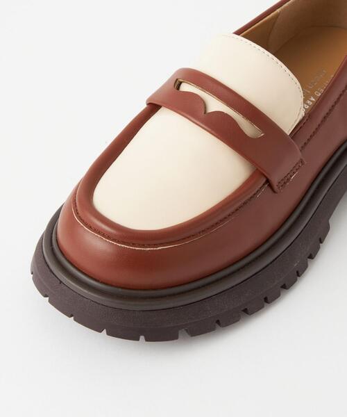 green label relaxing（グリーンレーベルリラクシング）の「バイカラー ローファー17cm-21cm（ローファー・キッズ・ブラック/ブラウン・17cm/18cm/19cm/20cm/21cm）」の10枚目の写真