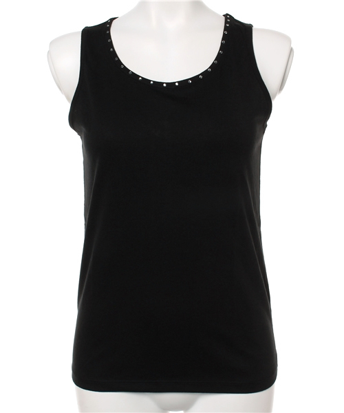 earth music&ecology（アースミュージックアンドエコロジー）の「ラインストーンタンクトップ（タンクトップ・レディース・オフホワイト/LT.Gray/ブラック/ライトイエロー/ブルー/ネイビー・MEDIUM/SMALL）」の16枚目の写真