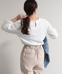 fredy emue | ポコポコカットJQ8分袖プルオーバー(Tシャツ/カットソー)