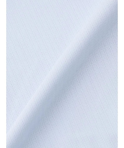 Perfect Suit FActory（パーフェクトスーツファクトリー）の「【完全ノーアイロン】セミワイド　長袖アイシャツ　ストライプ　ホワイト（ビジネスシャツ・メンズ・ホワイト/ラベンダー/ブルー/ピンク・首回り41cm-裄丈84cm/首回り43cm-裄丈86cm/首回り39cm-裄丈80cm/首回り37cm-裄丈80cm/首回り41cm-裄丈82cm/首回り39cm-裄丈82cm/首回り45cm-裄丈86cm）」の9枚目の写真