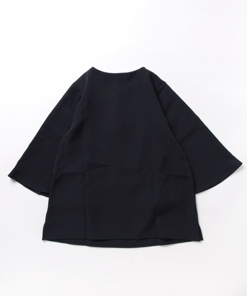 coca(coca)(コカ)の「セットアップ対応パール付きキーネックブラウス(シャツ/ブラウス・レディース・ブラック/ネイビー/グレイッシュベージュ・L/M)」の13枚目の写真