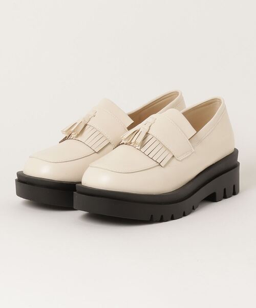 LibertyDoll（リバティードール）の「LibertyDoll 厚底トラックソール タッセルローファー（ローファー・レディース・ブラック/ブラック系その他/アイボリー/ダークブラウン・40/L/43/41/42/M/LL/2XL/44/S）」の5枚目の写真