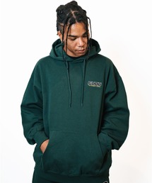 FUBU（ フブ）の「FUBU フブ 裏起毛 パーカー ブランド ロゴ ワッペン 刺繍 オーバーサイズ アメカジ 長袖 プルパーカー スウェット フーディー（パーカー・メンズ）」