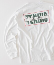 LACOSTE | LACOSTE for BEAMS / 別注 TENNIS LOGO ロングスリーブ Tシャツ(Tシャツ/カットソー)