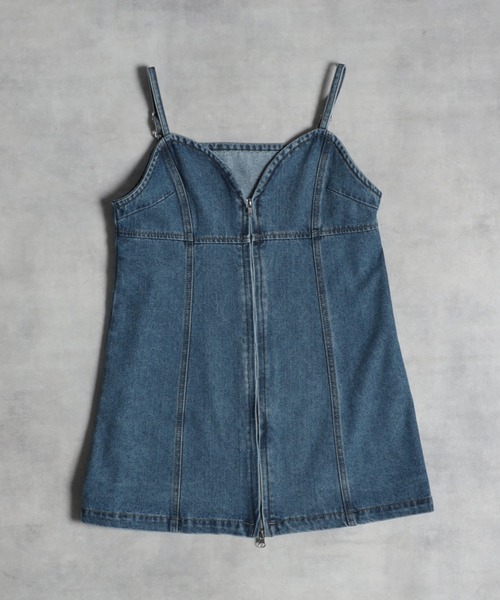 POSTOKYO デニムビスチェ WEB限定セール☆2690円→2490円 デニムキャミソールビスチェ