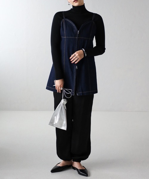 めぐ　JOURNAL STANDARD デニムビスチェ デニムビスチェ（その他トップス）｜JOURNAL STANDARD L'ESSAGE