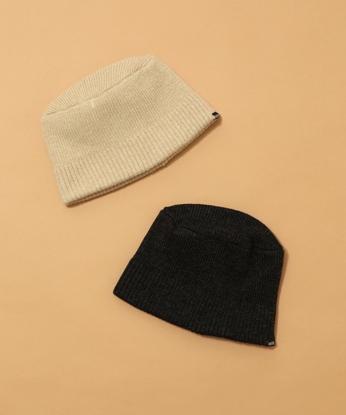 MILKFED.(ミルクフェド)の「LOGO KNIT HAT(ハット・レディース・ブラック/ベージュ・ONE SIZE)」の7枚目の写真