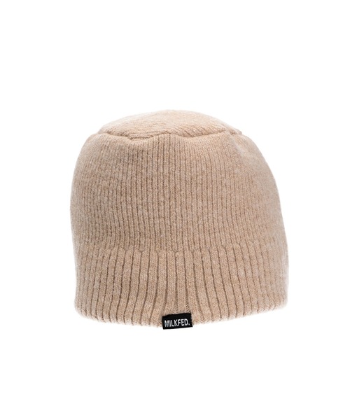 MILKFED.(ミルクフェド)の「LOGO KNIT HAT(ハット・レディース・ブラック/ベージュ・ONE SIZE)」の9枚目の写真