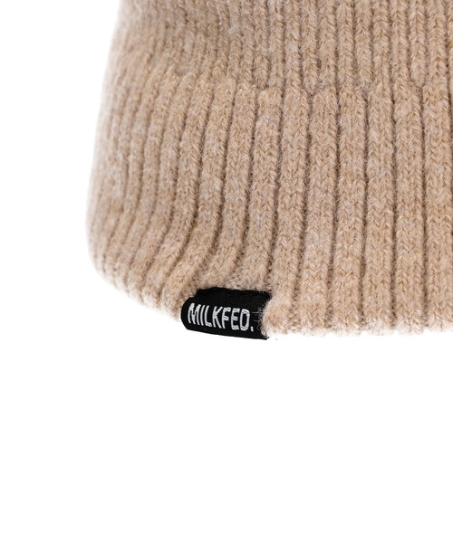 MILKFED.(ミルクフェド)の「LOGO KNIT HAT(ハット・レディース・ブラック/ベージュ・ONE SIZE)」の11枚目の写真