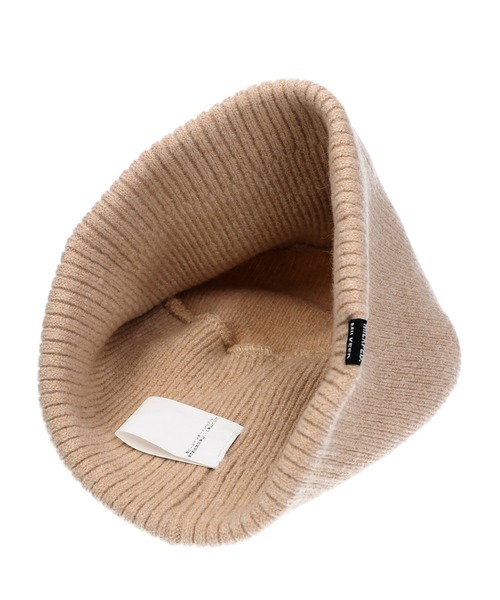 MILKFED.(ミルクフェド)の「LOGO KNIT HAT(ハット・レディース・ブラック/ベージュ・ONE SIZE)」の12枚目の写真