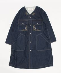 【新品未使用タグ付き】SUPER HAKKA ライトデニム花柄刺繍 チュニック 77739610b_b_07_215.jpg