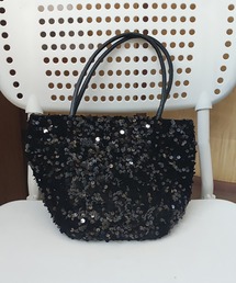 SETUP7（セットアップセブン）の「【SETUP7】スパンコールミニトートバッグ ラメバッグ SCCH419（トートバッグ）」