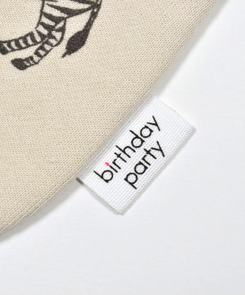 birthday party（バースデイパーティー）の「【お揃い】ウラゲアニマルプリントスタイ（スタイ/よだれかけ・キッズ・ベージュ系その他/グリーン系その他・FREE）」の8枚目の写真