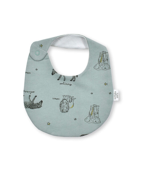 birthday party（バースデイパーティー）の「【お揃い】ウラゲアニマルプリントスタイ（スタイ/よだれかけ・キッズ・ベージュ系その他/グリーン系その他・FREE）」の10枚目の写真