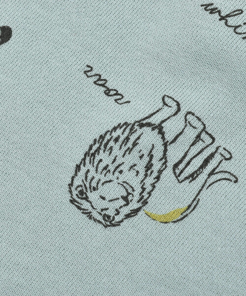 birthday party（バースデイパーティー）の「【お揃い】ウラゲアニマルプリントスタイ（スタイ/よだれかけ・キッズ・ベージュ系その他/グリーン系その他・FREE）」の12枚目の写真