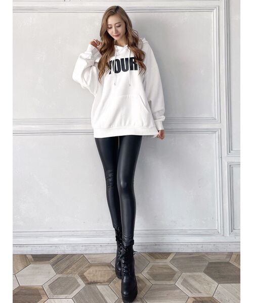 CINTULA 1枚 レギンス サイドシースルーレギンス[品番：MKSW0025555]｜GYDA（ジェイダ