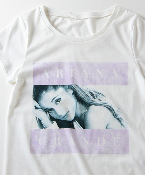 VENCEEXCHANGE（ヴァンスエクスチェンジ）の「アリアナ・グランデピンクラインTシャツ（Tシャツ/カットソー・レディース・ホワイト・MEDIUM）」の10枚目の写真
