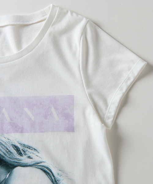 VENCEEXCHANGE（ヴァンスエクスチェンジ）の「アリアナ・グランデピンクラインTシャツ（Tシャツ/カットソー・レディース・ホワイト・MEDIUM）」の12枚目の写真