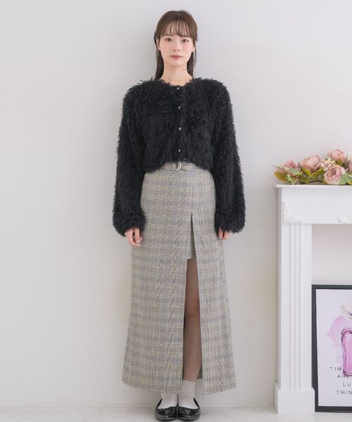 ems excite（エムズエキサイト）の「スリットタイトSK（スカート