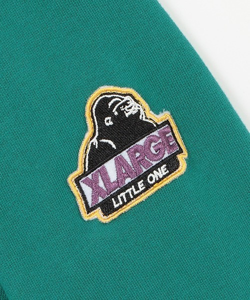XLARGE KIDS(エクストララージキッズ)の「ハーフジップロゴトレーナー(スウェット・キッズ・トップグレー/ブラック/グリーン・110cm/90cm/100cm/140cm/130cm/120cm)」の20枚目の写真