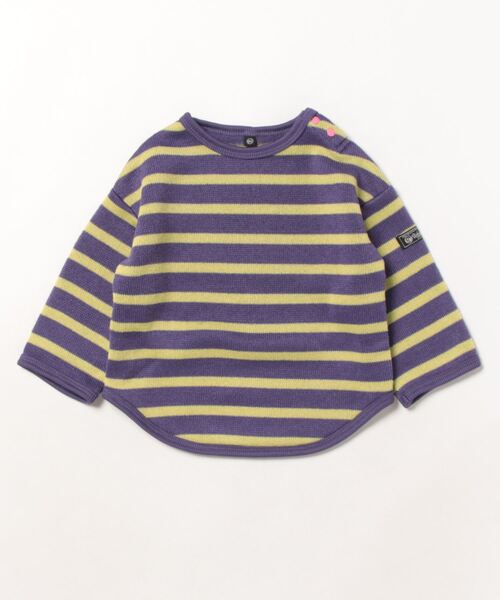 Life Support Products(ライフサポートプロダクツ)の「ウラキモウボーダーカットソー(80~150㎝)(Tシャツ/カットソー・キッズ・パープル/ブラウン/ブルー・140/120/130/95/150/80/90/110/100)」の9枚目の写真