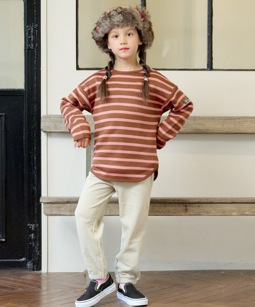 Life Support Products(ライフサポートプロダクツ)の「ウラキモウボーダーカットソー(80~150㎝)(Tシャツ/カットソー・キッズ・パープル/ブラウン/ブルー・140/120/130/95/150/80/90/110/100)」の13枚目の写真