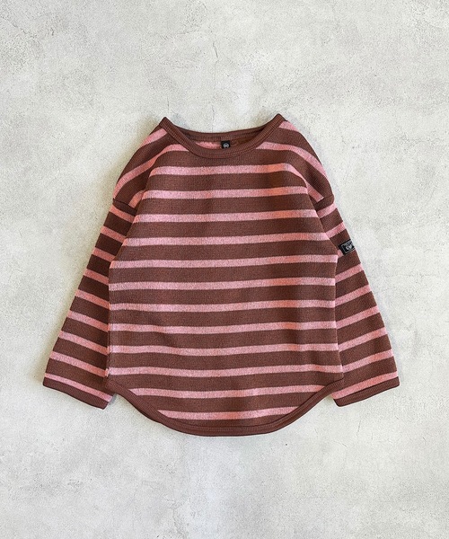 Life Support Products(ライフサポートプロダクツ)の「ウラキモウボーダーカットソー(80~150㎝)(Tシャツ/カットソー・キッズ・パープル/ブラウン/ブルー・140/120/130/95/150/80/90/110/100)」の10枚目の写真