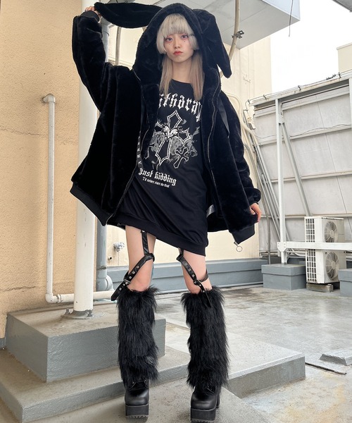 DARRDY（ダーディー）の「【DARRDY/ダーディー】うさ耳ファーブルゾン 