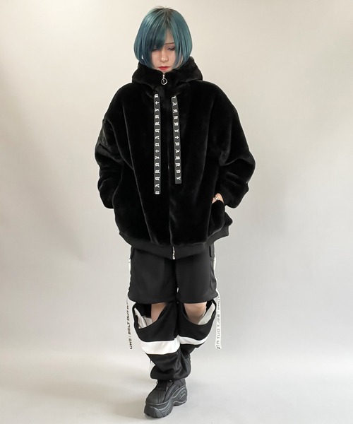 【DARRDY】 うさ耳 ファーブルゾン DARRDY（ダーディー）の「【DARRDY/ダーディー】うさ耳オーバー